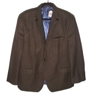 Chaps Men's Brown Suit Jacket - Classic Style, Size 46R